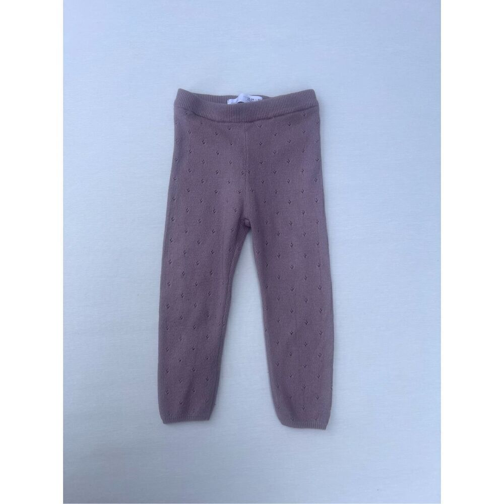 ZARA Pointelle Stitch Leggings size 18-24 months